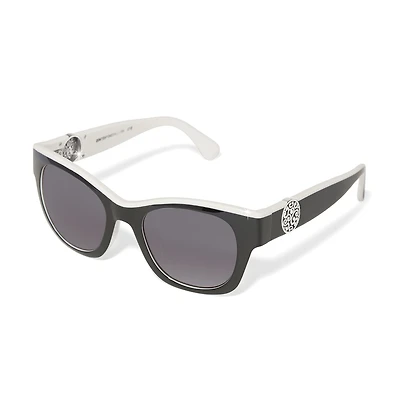 Contempo Medallion Dual Tone Sunglasses