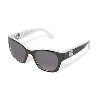 Contempo Medallion Dual Tone Sunglasses