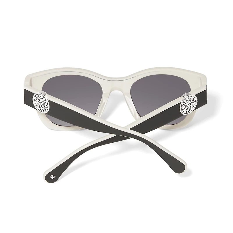 Contempo Medallion Dual Tone Sunglasses