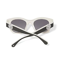 Contempo Medallion Dual Tone Sunglasses