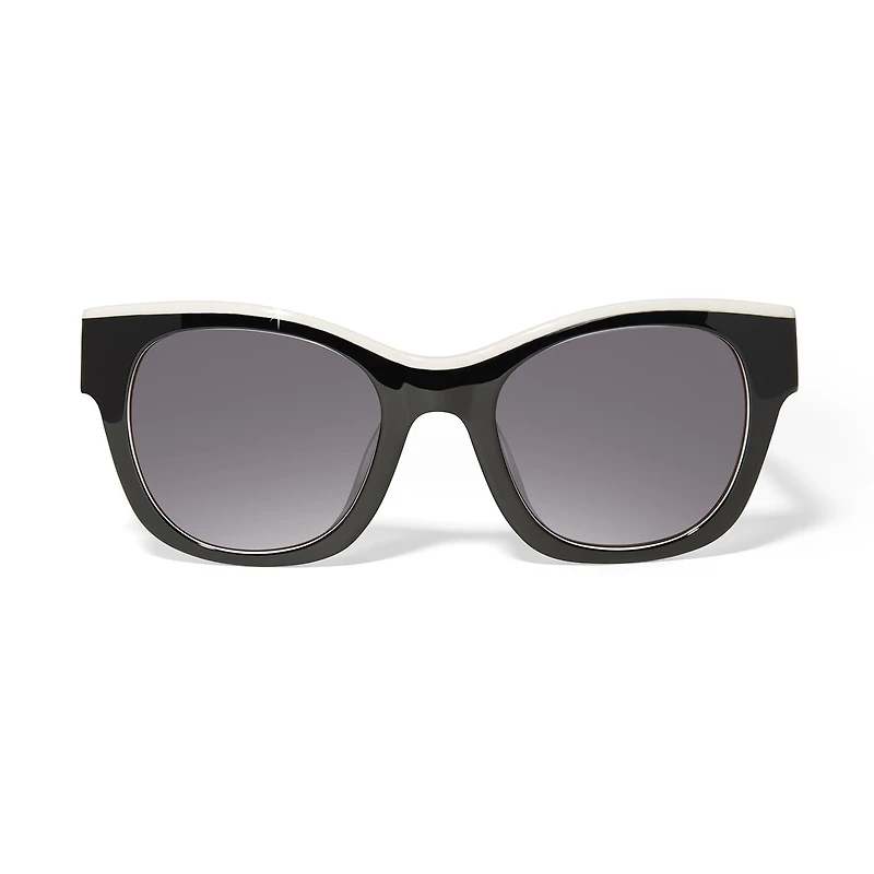 Contempo Medallion Dual Tone Sunglasses