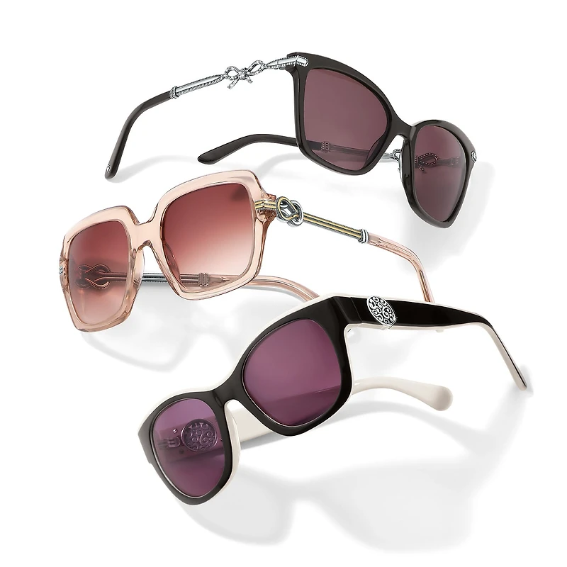 Contempo Medallion Dual Tone Sunglasses