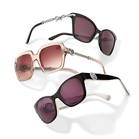 Contempo Medallion Dual Tone Sunglasses