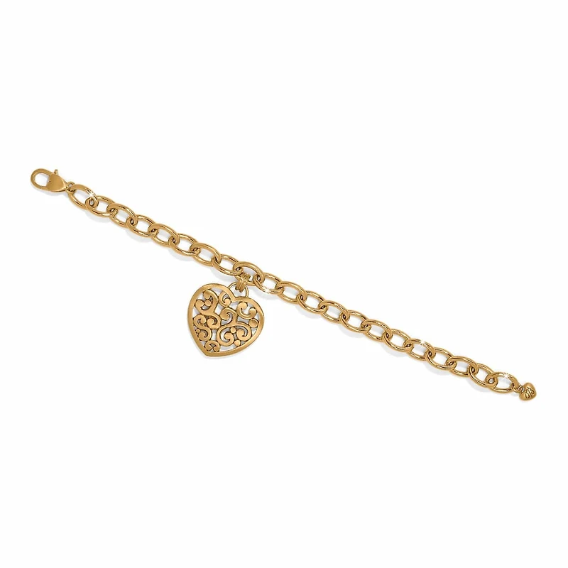 Contempo Medallion Heart Bracelet