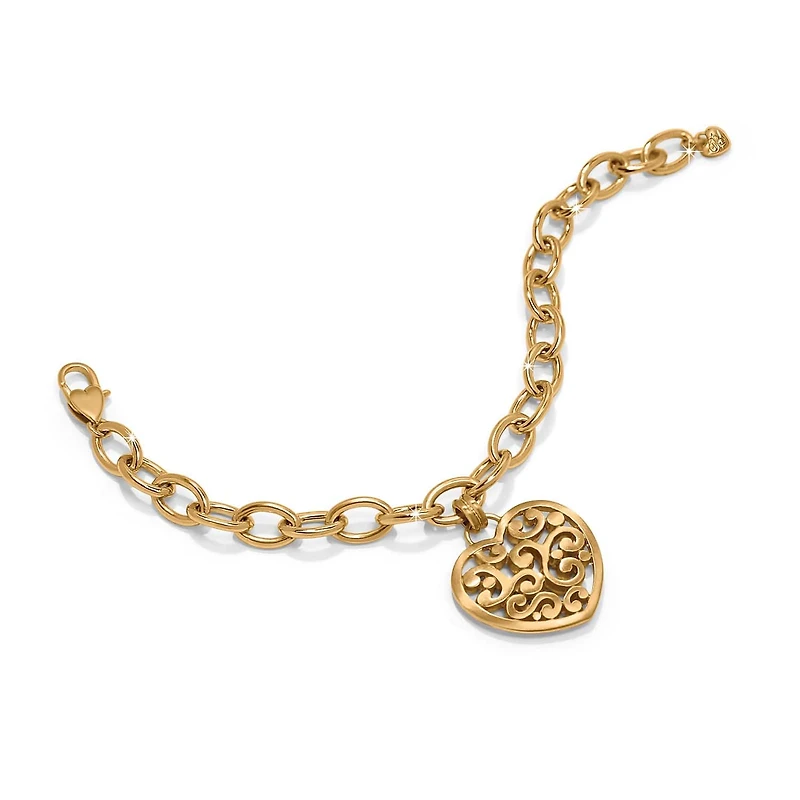 Contempo Medallion Heart Bracelet