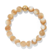 Contempo Nuevo Rosado Mother Of Pearl Stretch Brac