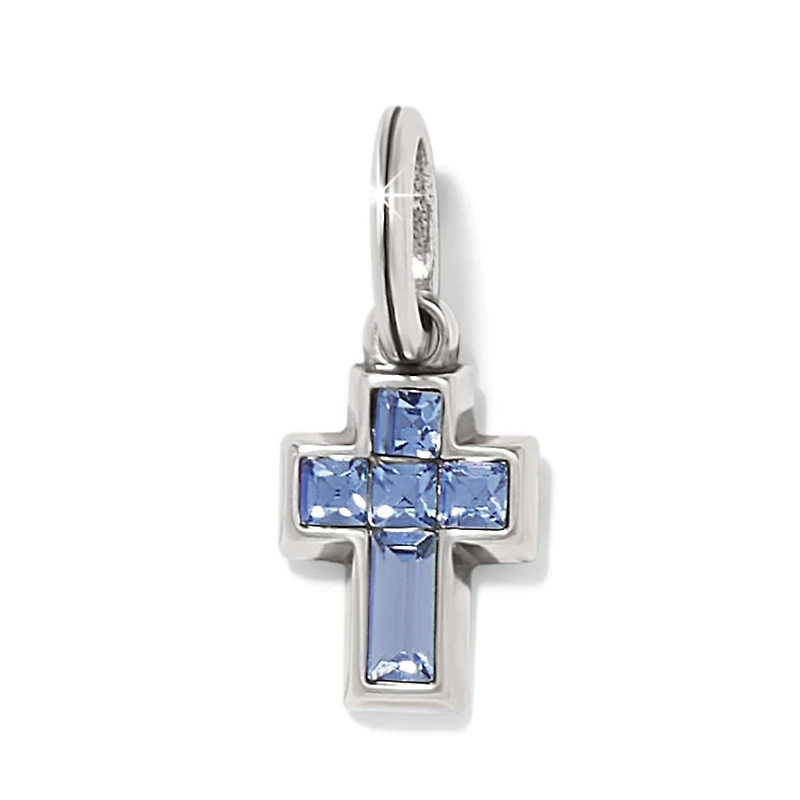 Crystal Cross Charm