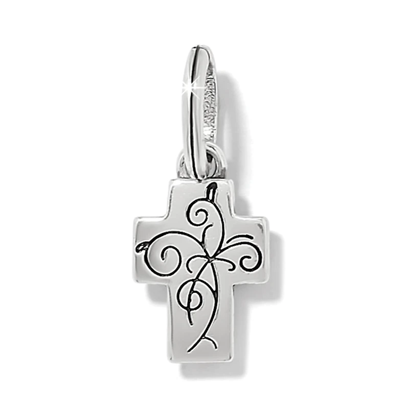 Crystal Cross Charm