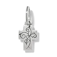 Crystal Cross Charm