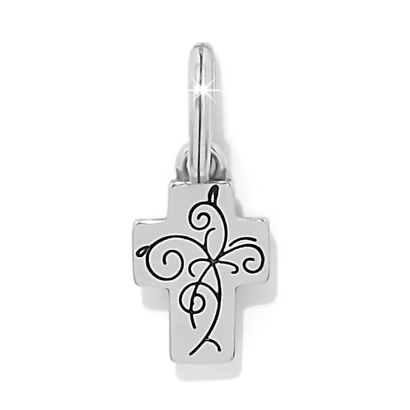 Crystal Cross Charm