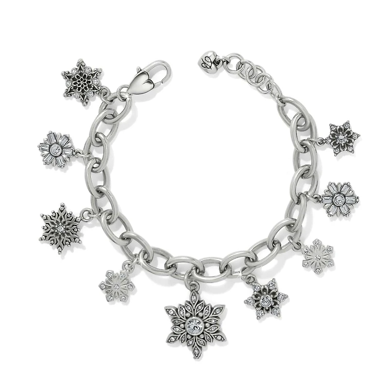 Crystal Flurry Charm Bracelet