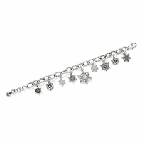 Crystal Flurry Charm Bracelet