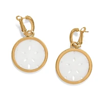 Del Mar Charm Hoop Earrings