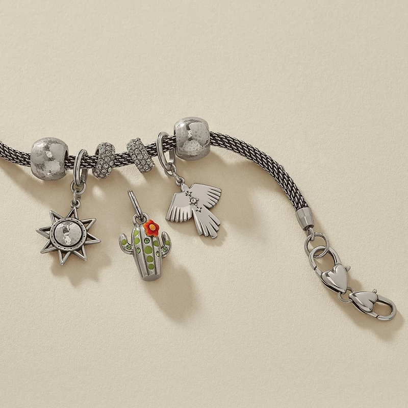 Desert Bloom Cactus Charm