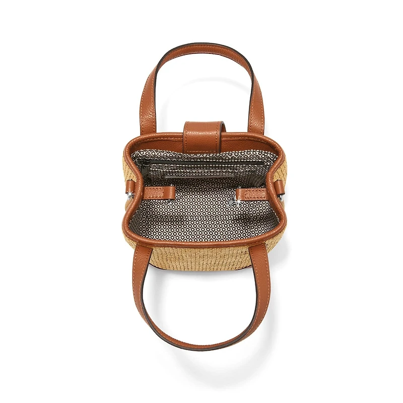 Elena Straw Small Tote