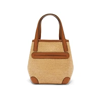 Elena Straw Small Tote