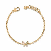 Enchanting Gem Butterfly Bracelet