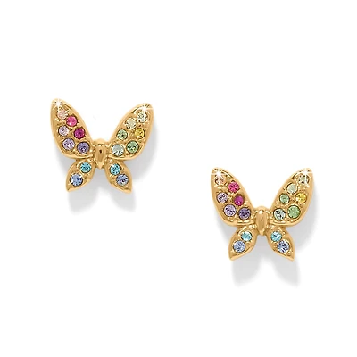 Enchanting Gem Butterfly Earrings