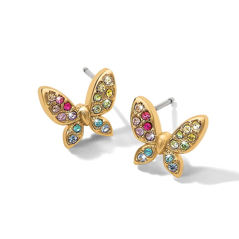 Enchanting Gem Butterfly Earrings