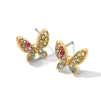 Enchanting Gem Butterfly Earrings