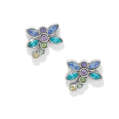 Enchanting Gem Dragonfly Earrings