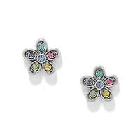 Enchanting Gem Flower Earrings