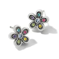 Enchanting Gem Flower Earrings