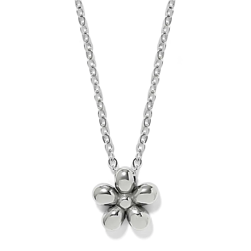 Enchanting Gem Flower Necklace