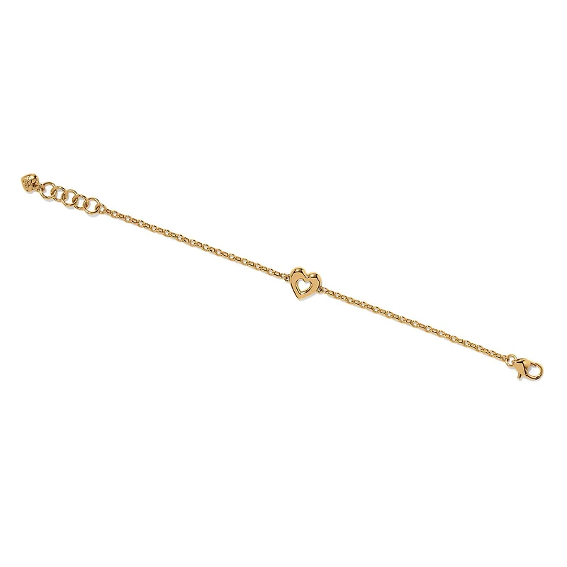 Enchanting Gem Heart Bracelet