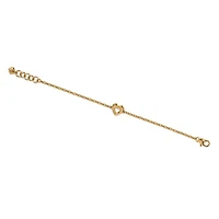 Enchanting Gem Heart Bracelet