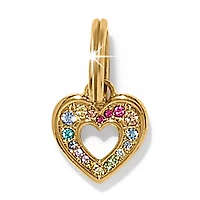 Enchanting Gem Heart Charm