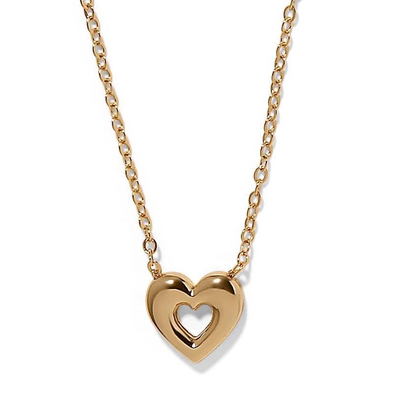 Enchanting Gem Heart Necklace