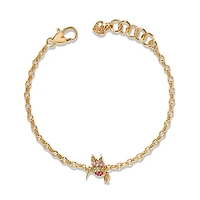 Enchanting Gem Hummingbird Bracelet
