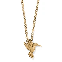 Enchanting Gem Hummingbird Necklace