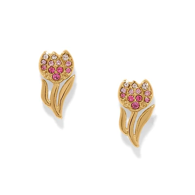 Enchanting Gem Tulip Earrings