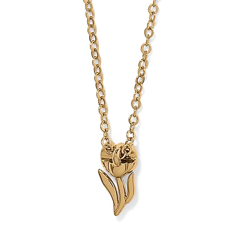 Enchanting Gem Tulip Necklace