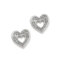 Enchanting Heart Post Earrings