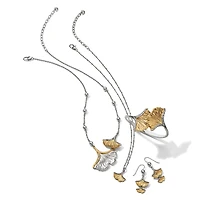 Everbloom Ginko Pearl Necklace