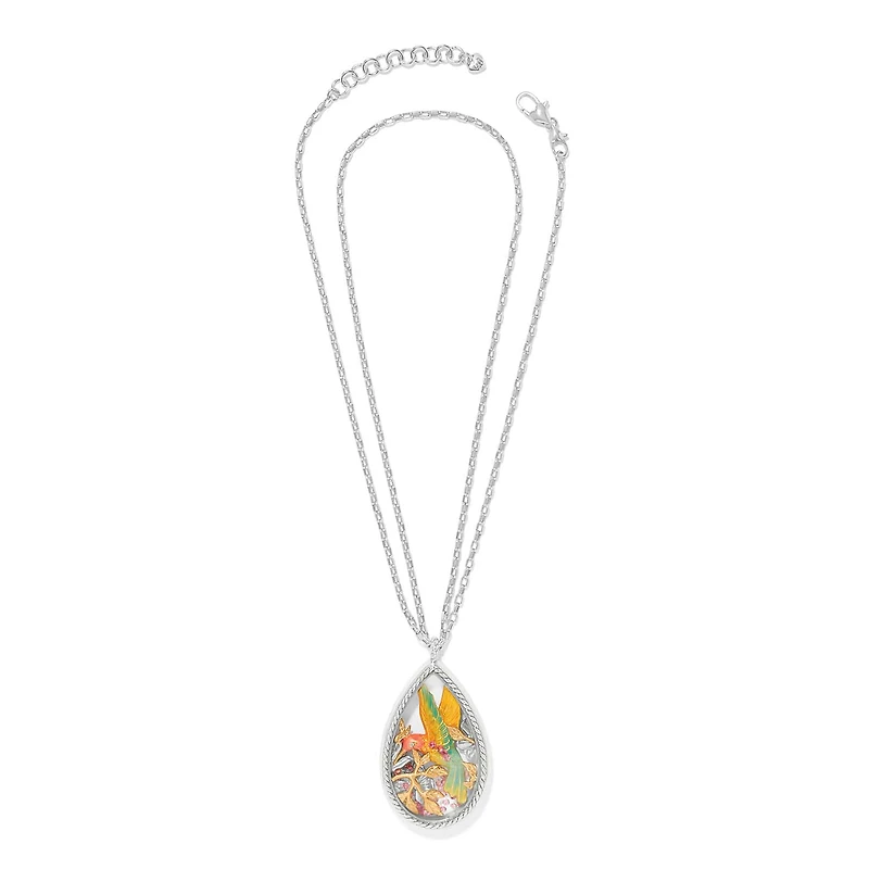 Everbloom Hummingbird Shaker Necklace
