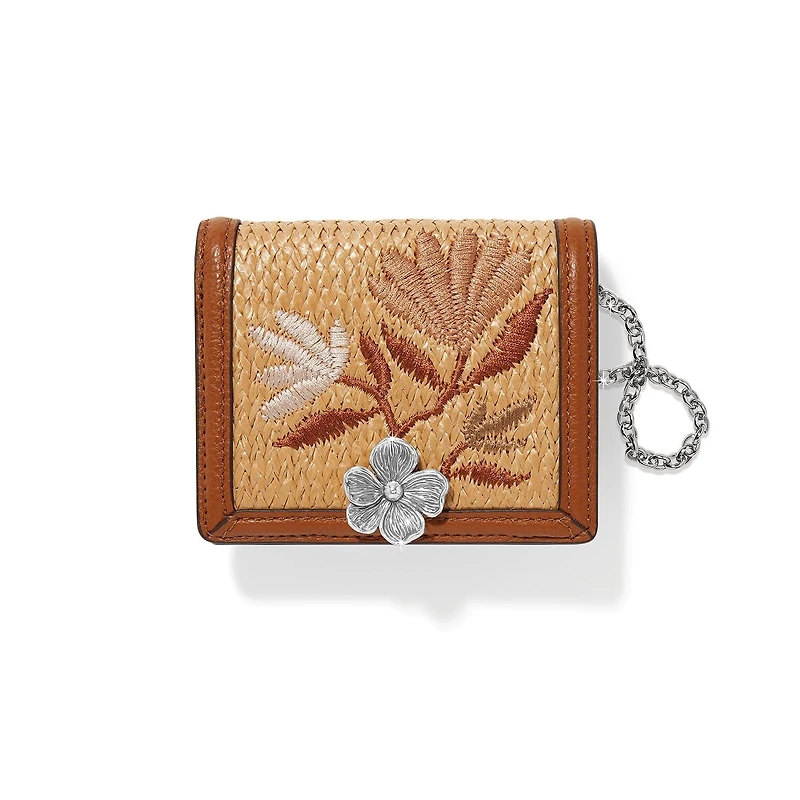 Everbloom Straw Small Wallet