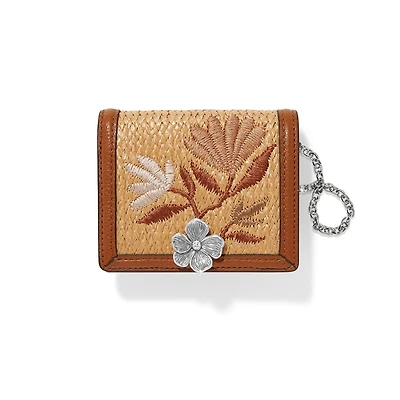 Everbloom Straw Small Wallet