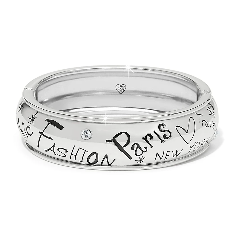 Fashionista Hinged Bangle