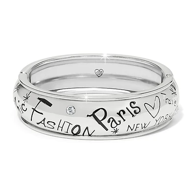 Fashionista Hinged Bangle