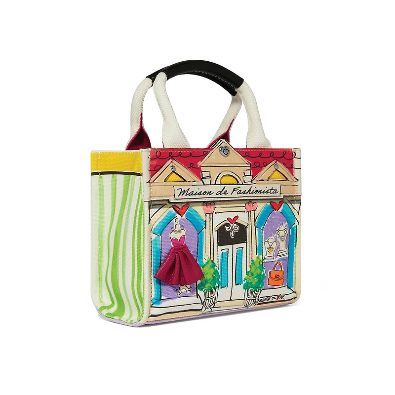 Fashionista Wanderlust Mini Canvas Tote