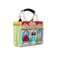 Fashionista Wanderlust Mini Canvas Tote