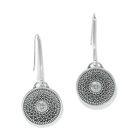 Ferrara Segreta Medallion French Wire Earrings