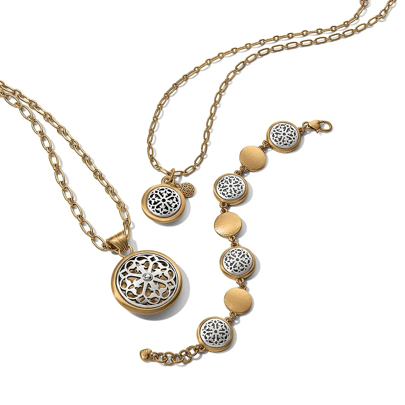 Ferrara Two Tone Luce Link Bracelet