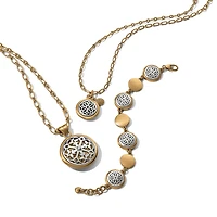 Ferrara Two Tone Luce Link Bracelet
