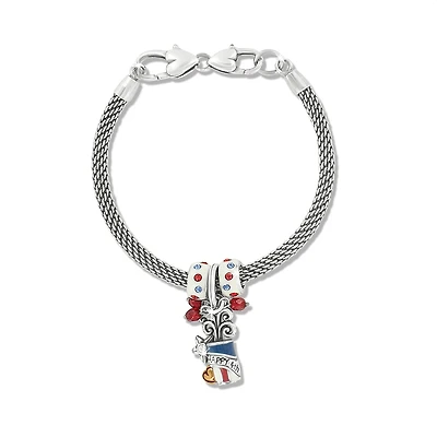 Firecracker Glam Charm Bracelet