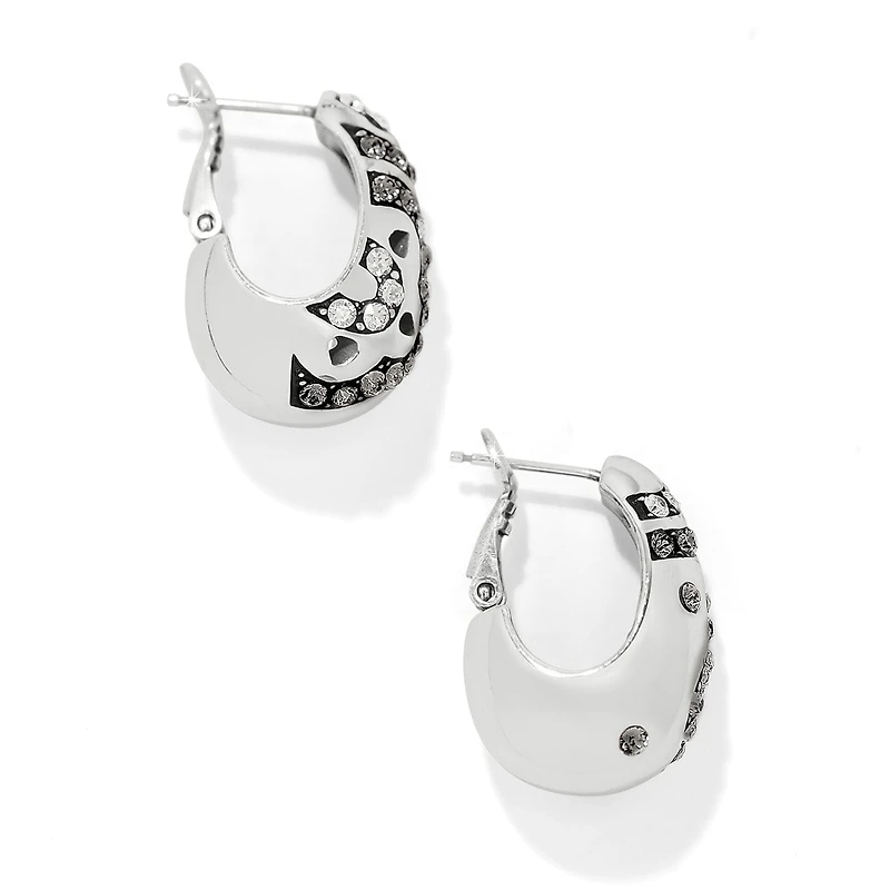 Flora Shine Hoop Earrings